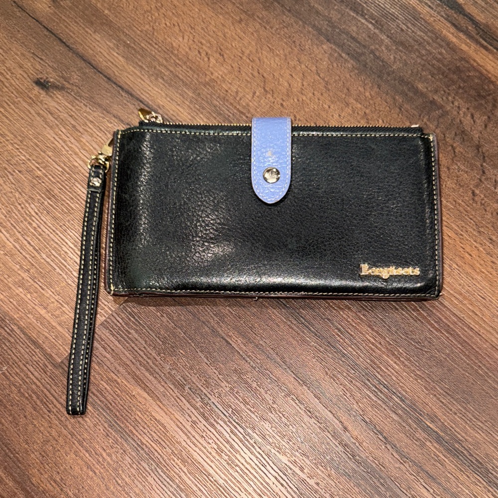 Borgasets Leather Wristlet Wallet